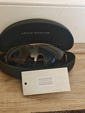 Armani Exchange AX104/S NVL/W1 Shield Sunglasses